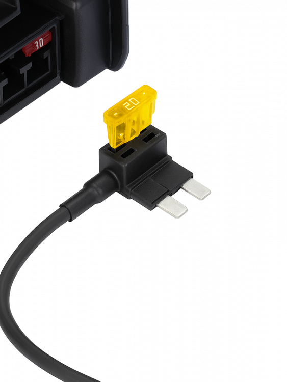 Скрытая проводка для видеорегистраторов, установочный кабель питания microUSB TDS TS-CAU65 2.5 метра